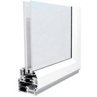 A cross section of our aluminium window system